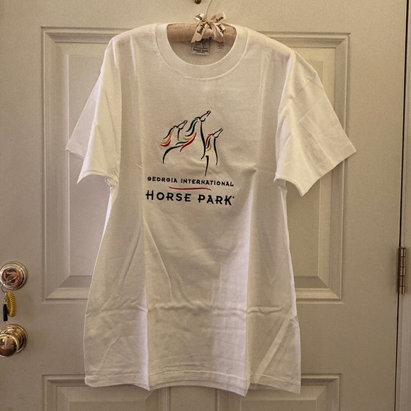 Georgia Intl Horse Park 1996 Atlanta Olympics Equestrian Venue Vintage T-Shirt/? - Picture 2 of 5
